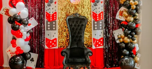 White accent chair rental